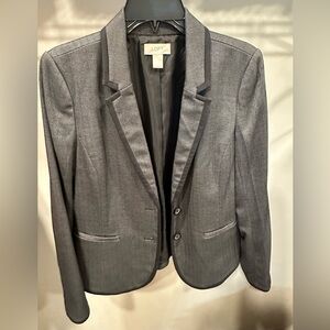Gray and Black Blazer